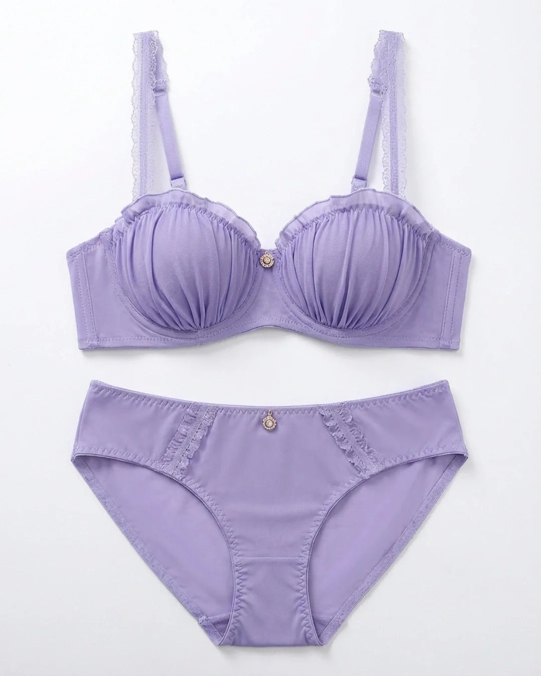 Padded Bra Set - Lilac Muse